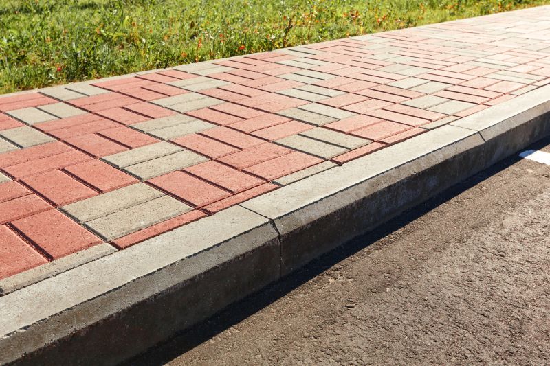 Sidewalk Curb Installation